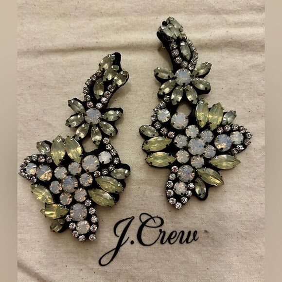 J. Crew statement sparkle Earrings. - Picture 2 of 13